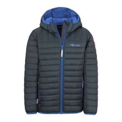 Trollkids Kids Eikefjord Jacket, dark navy/cobalt blue (463-110)