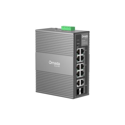 6. TP-Link Omada IES210GPP network links Managed Gigabit Ethernet (10/100/1000) PoE support DIN rail Gray