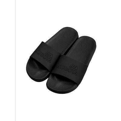 15. Basic plain black pool flip-flops KUBKBB-SS24-02-23