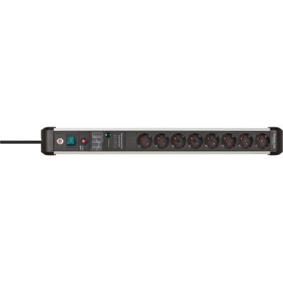 2. Brennenstuhl 1391010800 surge protector, aluminum (elok), black