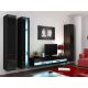 9. TV cabinet VIGO NEW '140' 30/140/40 black/black-polished