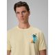 4. Men's regular printed T-shirt 4F 4FRSS26TTSHM4301-73S