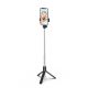 3. Selfie stick WRY1S telescopic tripod 0.7m for phone - black