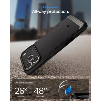 8. Spigen Rugged Armor MagSafe Case for iPhone 18 Pro Max / 17 Pro Max - Matte Black