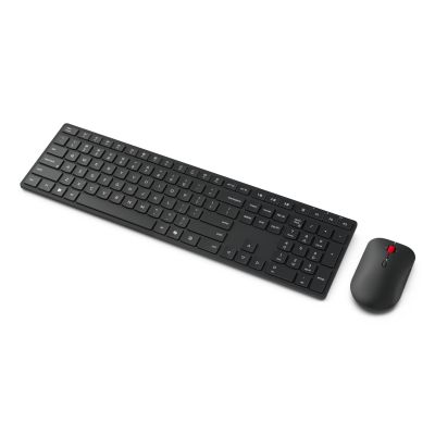 4. Lenovo 4X31S04814 Keyboard Mouse Included Office RF Wireless + Bluetooth German Black