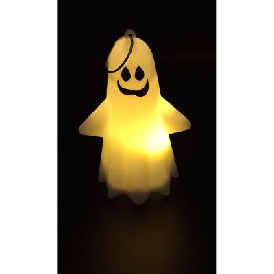 6. DECORATIVE KEY RING PENDANT SMILING LED GHOST
