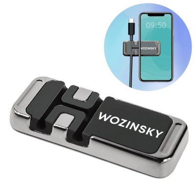 2. Wozinsky Magnetic Phone Holder with Cable Organizer (WMCDO-B1)