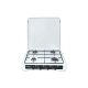 4. Ravanson K-04T 4-burner adjustable gas stove (white)