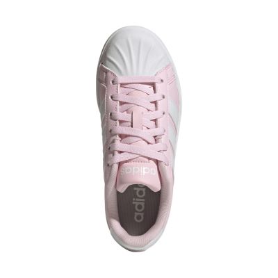 4. Adidas Streettalk Pink and White Kids' Shoes JQ8609