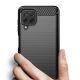 4. Carbon Case Flexible Cover TPU Case for Samsung Galaxy A22 4G black
