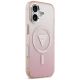 4. Guess IML Gradient Triangle Logo MagSafe Case for iPhone 17 - Pink
