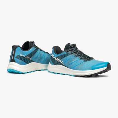 6. Scarpa Spin Race Men's Running Shoes - Azure/White