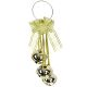 2. DECORATIVE BALL DECORATION, 46 CM LONG, GOLDEN