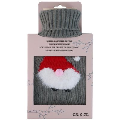 3. RUBBER HOT WATER BOTTLE IN ALPINA COVER 0.7L SANTA CLAUS