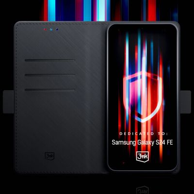 6. 3mk Wallet Case for Samsung Galaxy S24 FE - Black