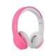Kruger&Matz Street Kids wireless on-ear headphones for children, pink