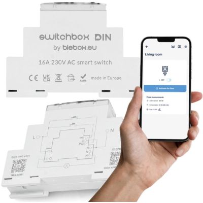 Blebox DIN switchbox relay module