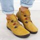 7. Comfortable Women’s Warm-Lined Yellow Ankle Boots Rieker 52544-68