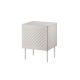 Bedside table 2 pcs SIENA 44.5x40x59 cashmere matt