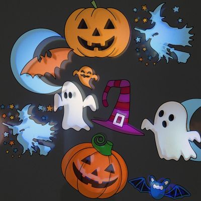 22. LED PROJECTOR INTERCHANGEABLE FILMS HALLOWEEN