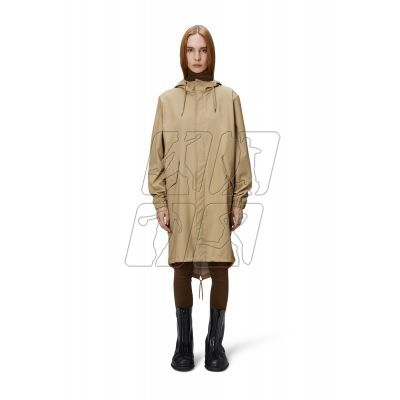 5. Rains unisex Fishtail Parka W3 18140 24 SAND