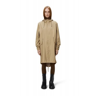5. Rains unisex Fishtail Parka W3 18140 24 SAND raincoat