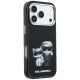 4. Karl Lagerfeld IML Karl&Choupette Bodies Sketch Print MagSafe Case for iPhone 17 Pro / 18 Pro - Black
