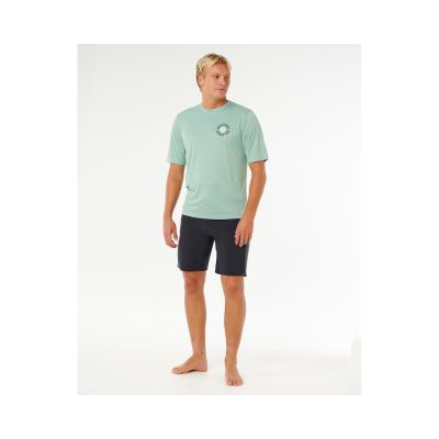 4. Men's Lycra RIP CURL Pacific Rinse Surflite Upf S/S green