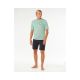 4. Men's Lycra RIP CURL Pacific Rinse Surflite Upf S/S green