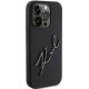 4. Karl Lagerfeld Silicone Karl Script case for iPhone 15 Pro - black