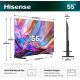 3. Hisense 55E7S 139.7 cm (55") 4K Ultra HD Smart TV Wi-Fi Black 330 cd/m2