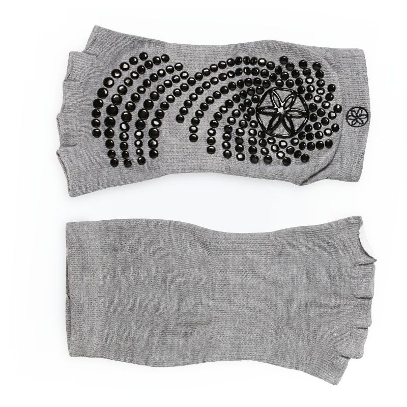 5. GAIAM 63708 Non-Slip Toeless Yoga Socks