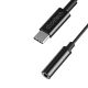 4. Choetech AUX003 USB-C / DC 3.5mm audio adapter - black