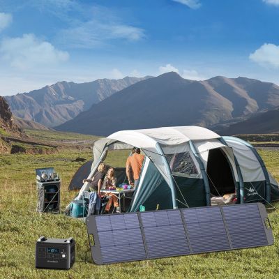 8. Choetech SC011 solar charger 200W portable solar panel - black