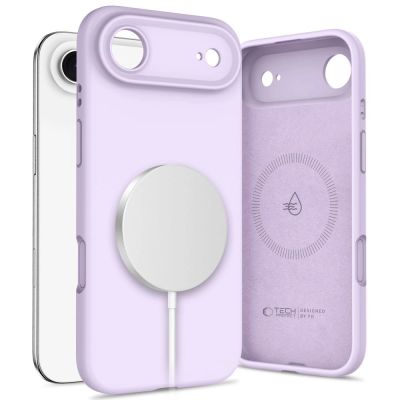 Tech-Protect Silicone MagSafe Case for iPhone 17 Air - Purple