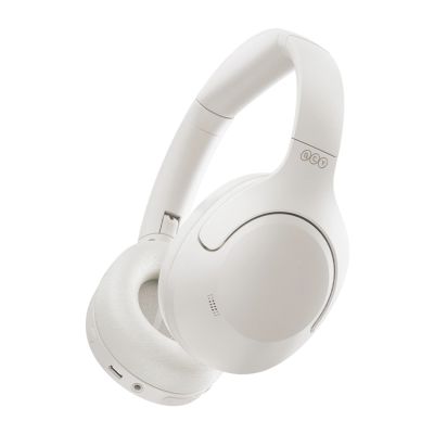 6. QCY H3 Lite Over-Ear Headphones with ANC and Bluetooth 5.3 - White