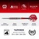4. Harrows DAMON HETA SERIES 4 90% steeltip darts