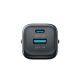 7. Joyroom JR-TG7 33W USB-A + USB-C Wall Charger with 60W USB-C to USB-C 1m Cable - Black