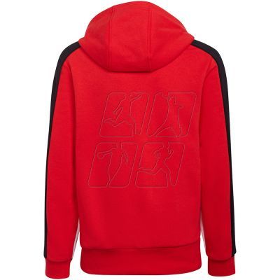 3. Adidas Colorblock Fleece Hoodie Jr HC5657 sweatshirt