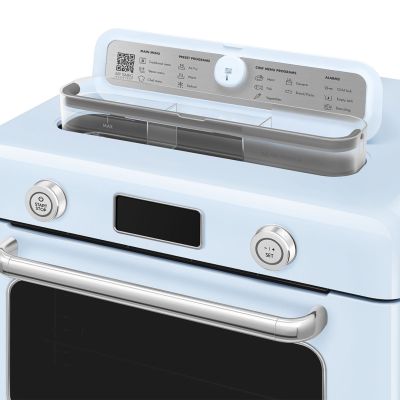 9. Smeg COF01PBEU Small Blue Steam Oven Buttons, Rotary
