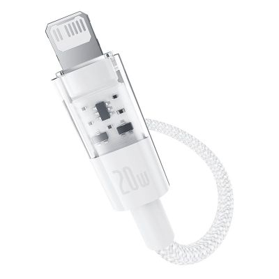 2. Baseus Gem USB C-IP Cable 20W 1m (white)