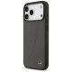 2. Mercedes Leather Large Laurel Leave MagSafe Case for iPhone 17 Pro Max - Black and Gray