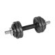 10. REBEL ACTIVE ADJUSTABLE DUMBBELLS IN CASE WITH BAR, 15 KG SET