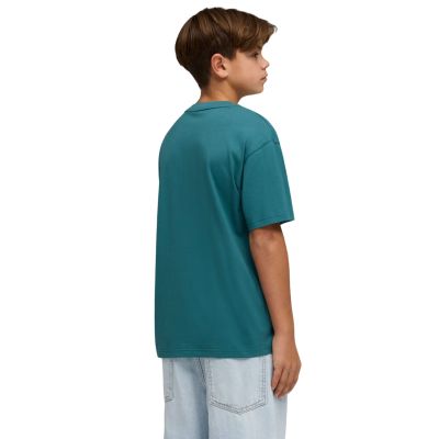 4. Puma ESS Small No. 1 Logo Relaxed Tee for Kids Green 684920 41