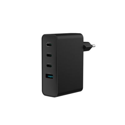 11. NATEC RIBERA GAN WALL CHARGER 3X USB-C 1X USB-A 100W BLACK