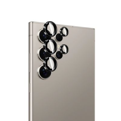 Puro Individual tempered glass for the rear camera for Samsung Galaxy S26 Ultra - with black frames