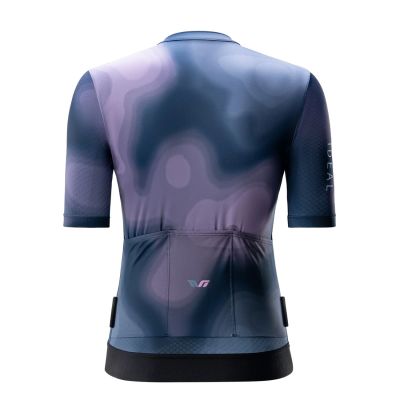3. Rockbros 15110006005 TVI L Women's Cycling Jersey - Navy Blue