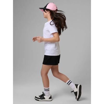 6. Girls’ Plain Regular-Fit T-Shirt 4F 4FJRMM00TTSHF3553-10S