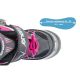 13. ROLLER SKATES-ROLLER SKATES-ICE SKATING 4IN1 ENERO PRO LED 26-29 PINK-GRAY