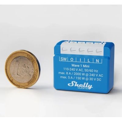 6. Intelligent Z-Wave controller Shelly Qubino Wave 1 Mini LR